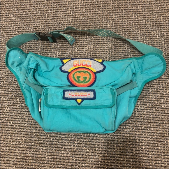 Gucci nylon logo patch belt bag - Picture 1 of 5